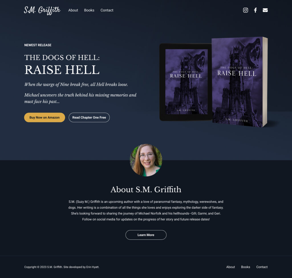 S.M. Griffith's author website - Home page