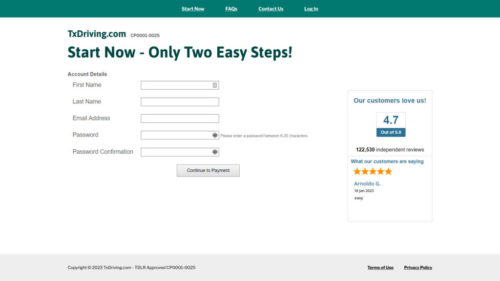 Defensive Driving "Clone Sites" subpage design - version 4