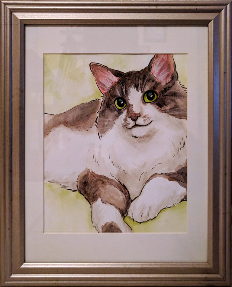 Watercolor painting - Sophie