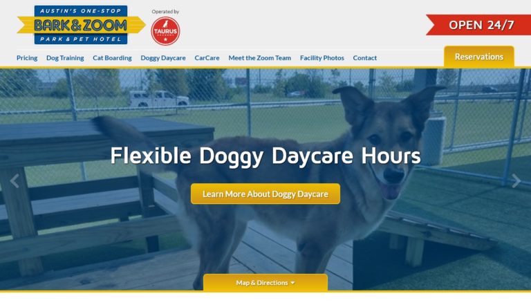 Bark&Zoom design refresh for home page - hero slide 3