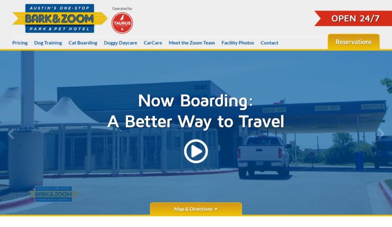 Bark&Zoom design refresh for home page - hero slide 4