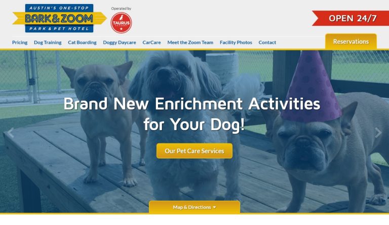 Bark&Zoom design refresh for home page - hero slide 6
