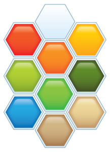 Word Golf game color tiles