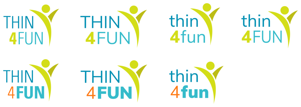 Thin4Fun logo design - narrowing down options