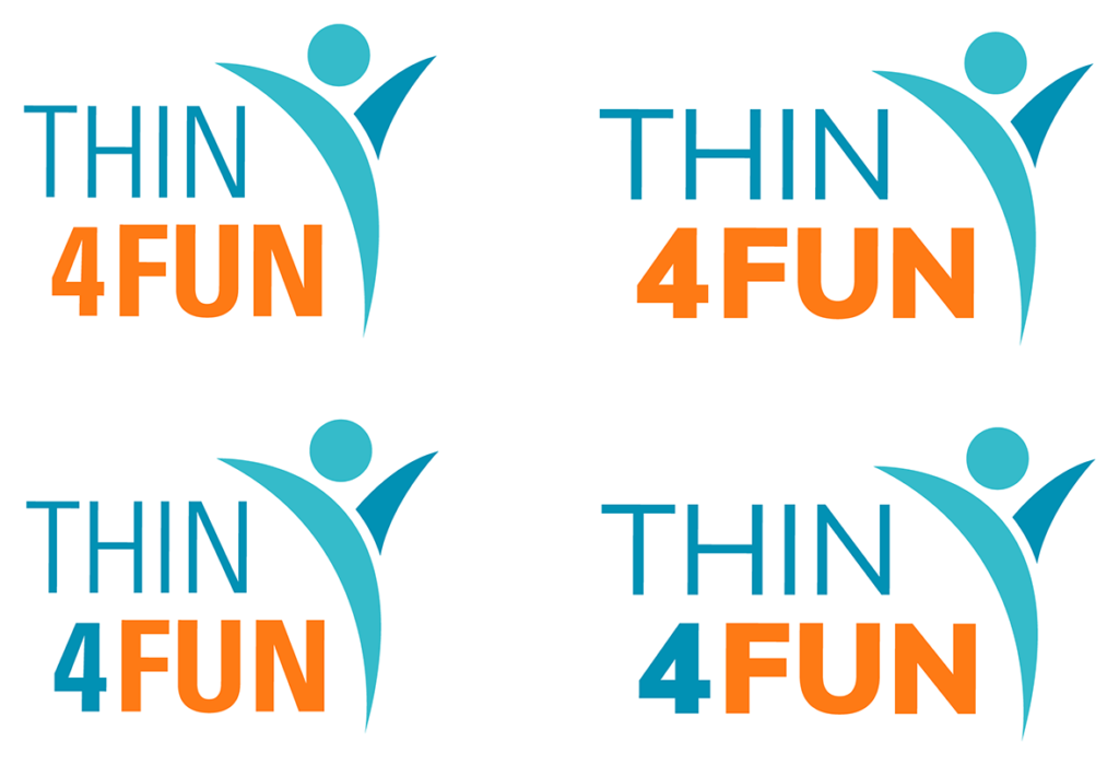 Thin4Fun logo design - narrowing down options