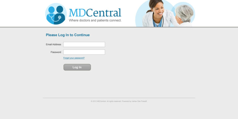 MDCentral - Interior page design